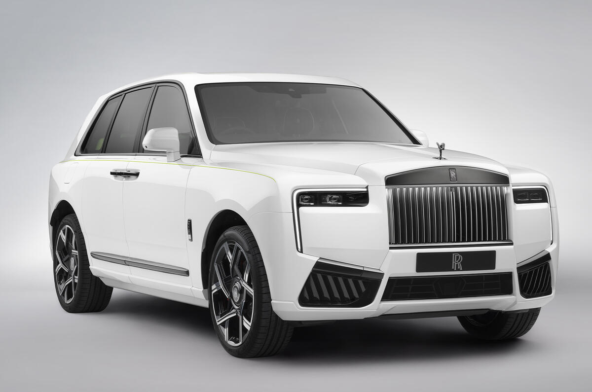 White Rolls-Royce Cullinan luxury wedding chauffeur vehicle used for premium wedding transport in the North of England