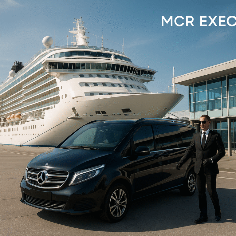 MCR EXEC Cruise Port Chauffeur V-Class at UK Terminal
