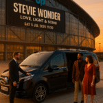 MCR EXEC Chauffeur Arrival at Co-op Live for Stevie Wonder Concert