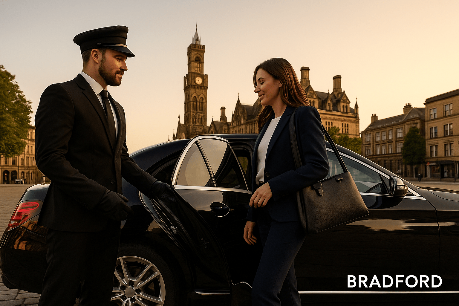Chauffeurvermietung Bradford – MCR EXEC Landingpage-Banner