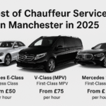 Mercedes chauffeur vehicles in Manchester with 2025 pricing guide