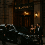Chauffeur to Hotel Gotham in Manchester with MCR EXEC luxury Mercedes S-Class.