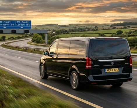 Long Distance Chauffeur Service Manchester Mercedes V-Class Intercity Travel