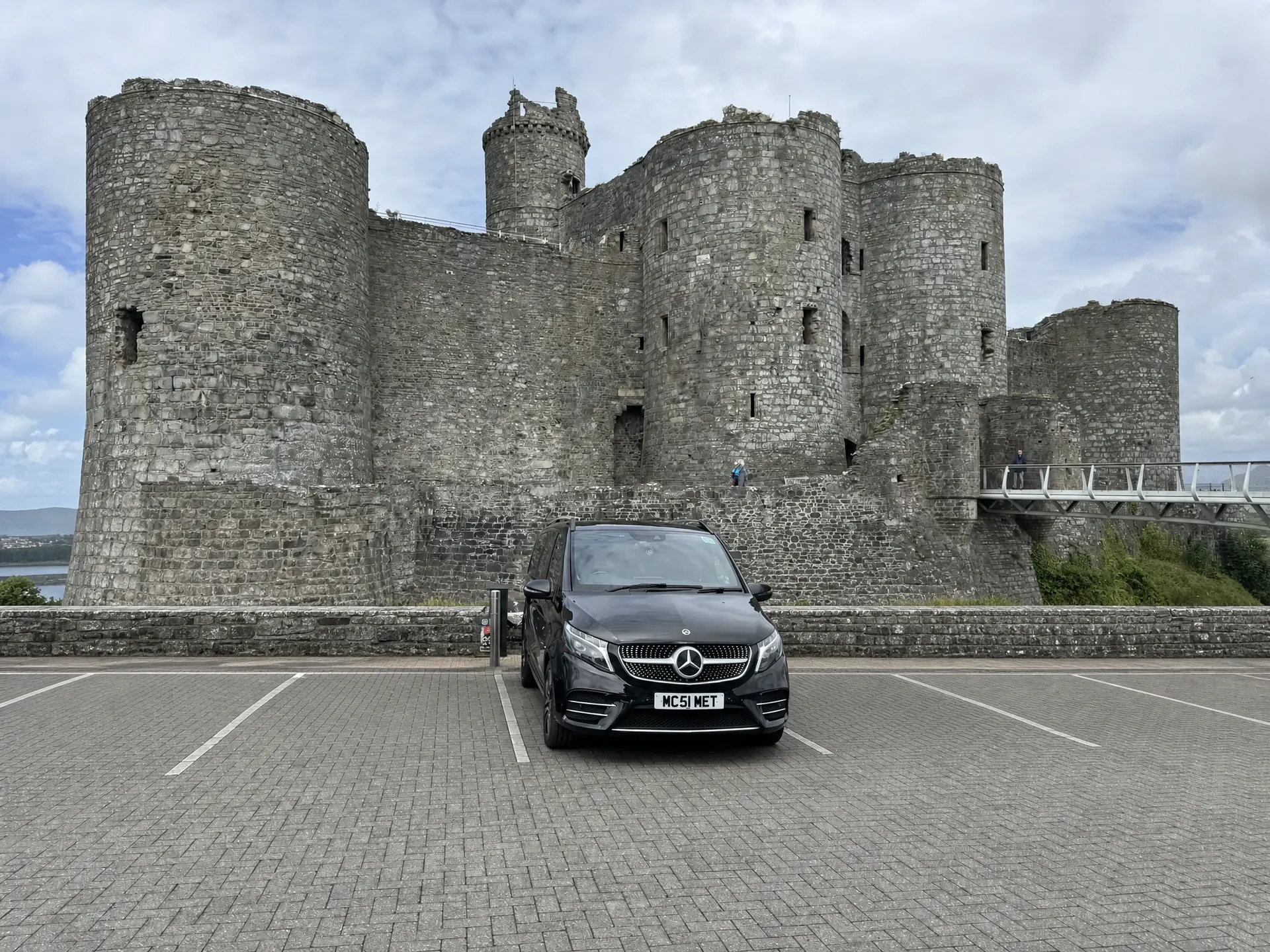 North Wales private chauffeur tour near Harlech Castle