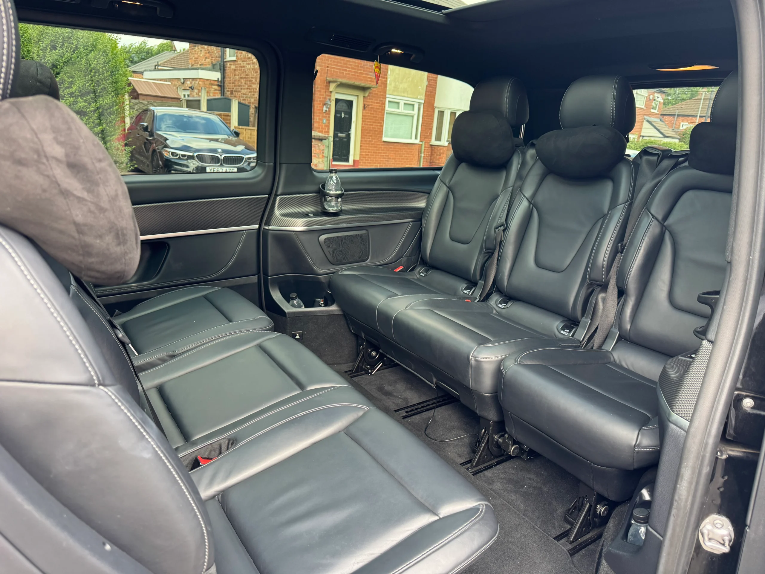 Standard Mercedes V-Class prom hire Manchester vehicle by MCR EXEC for executive prom car hire and school prom arrivals