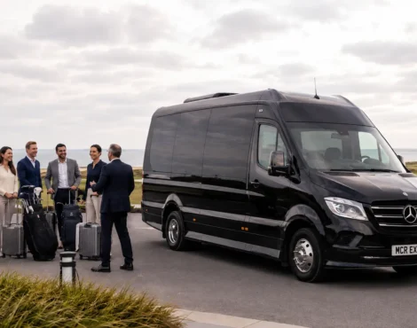 Executive Sprinter and golf group for a North West England golf itinerary